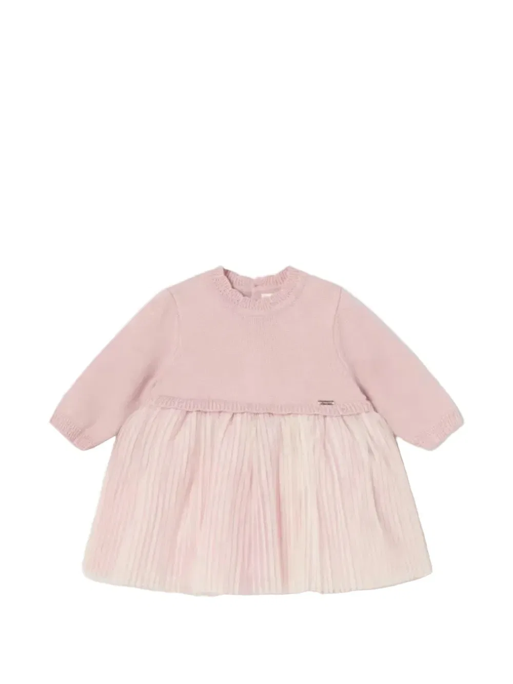 Платье в складку Max Mara Kids, розовый