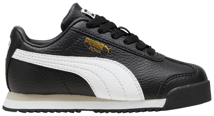 

Кроссовки Puma Roma 24 Standard Little Kid 'Black White', черный
