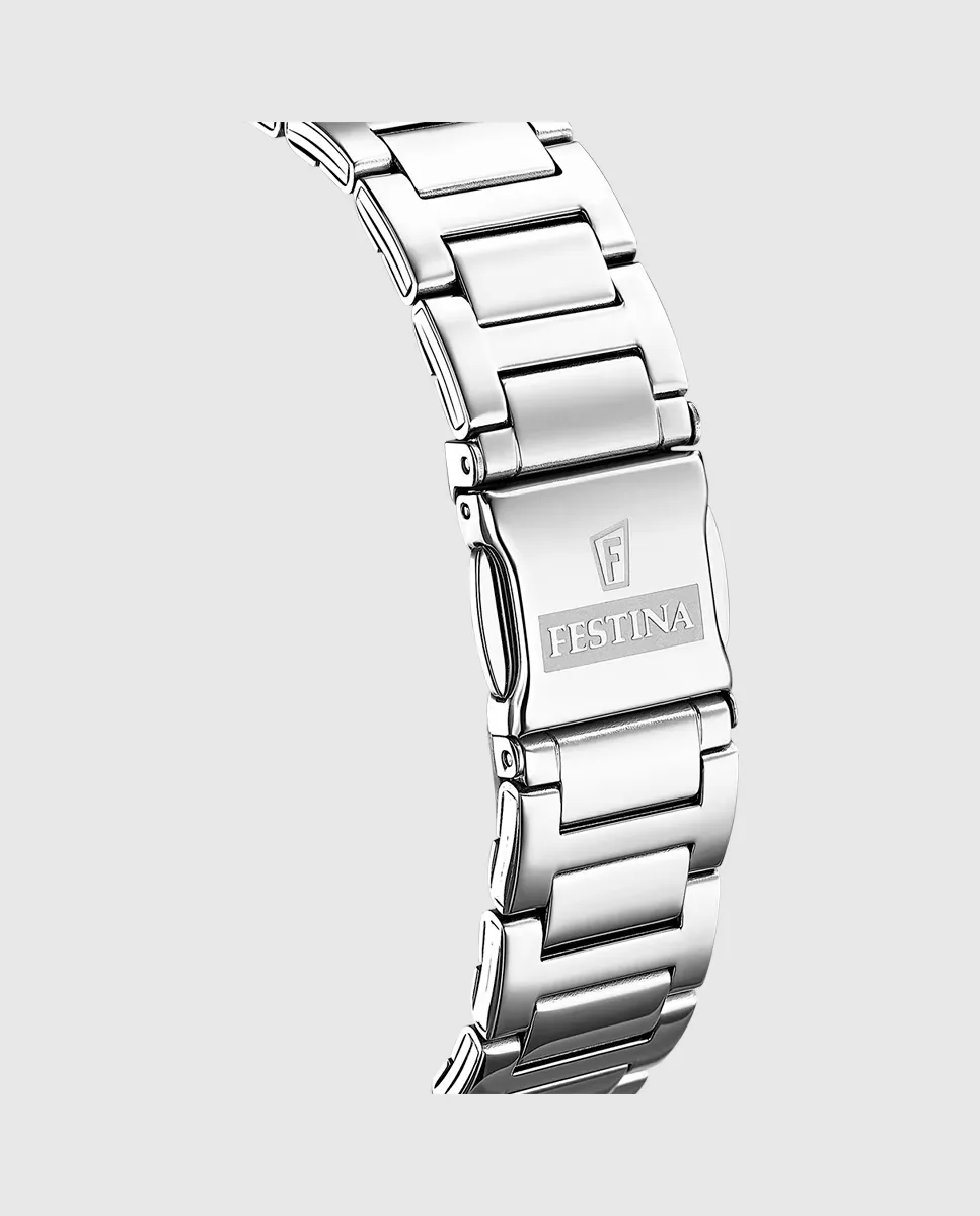 

F16719/4 Женские часы Boyfriend из серебряной стали Festina, серебряный