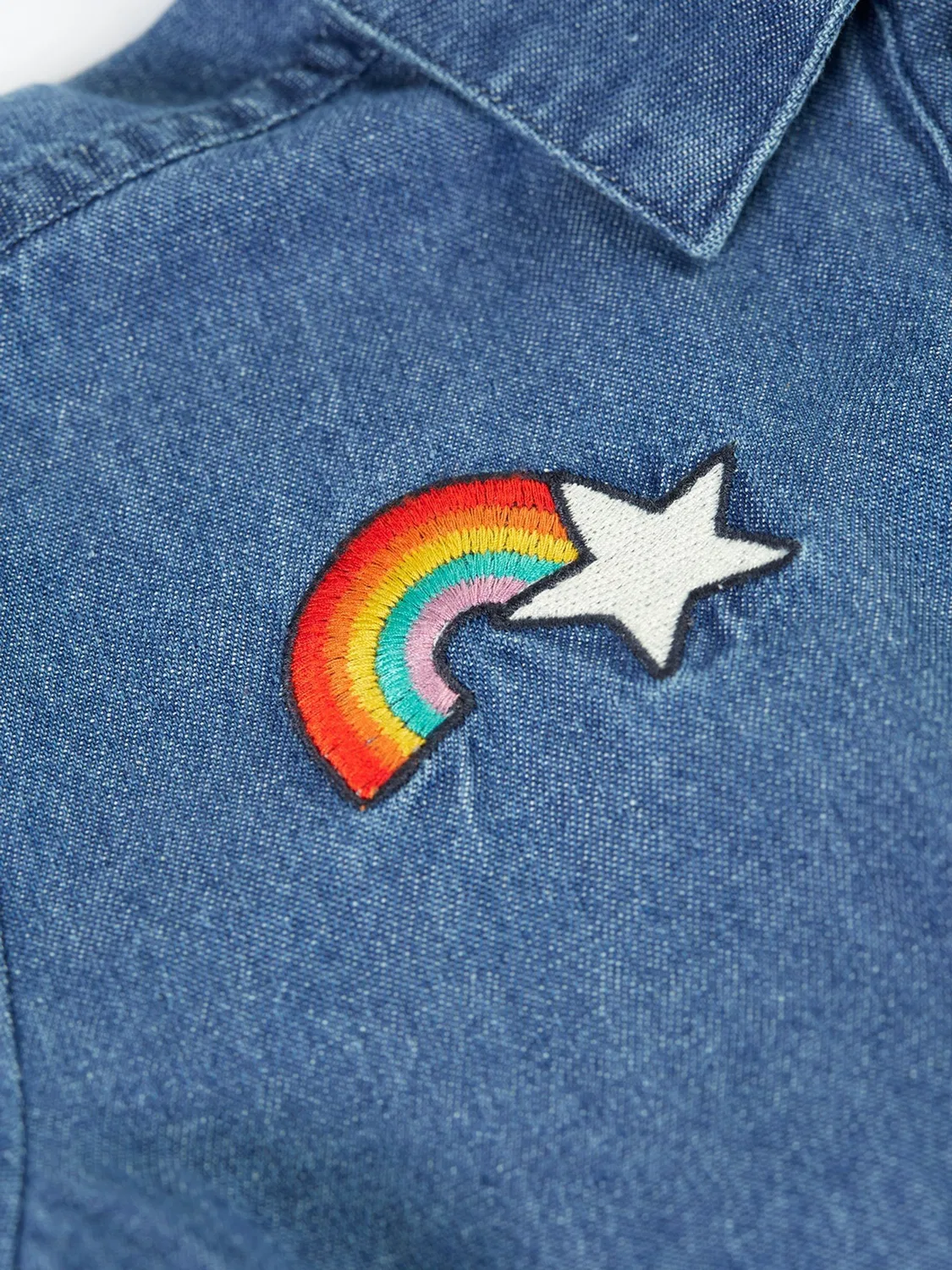 Комбинезон джинсовый Imogen Frugi, синий — фото 3