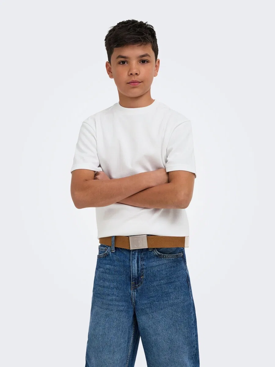 Детская футболка Only & Sons Junior 'OSJCASPIAN' белого цвета — фото 2