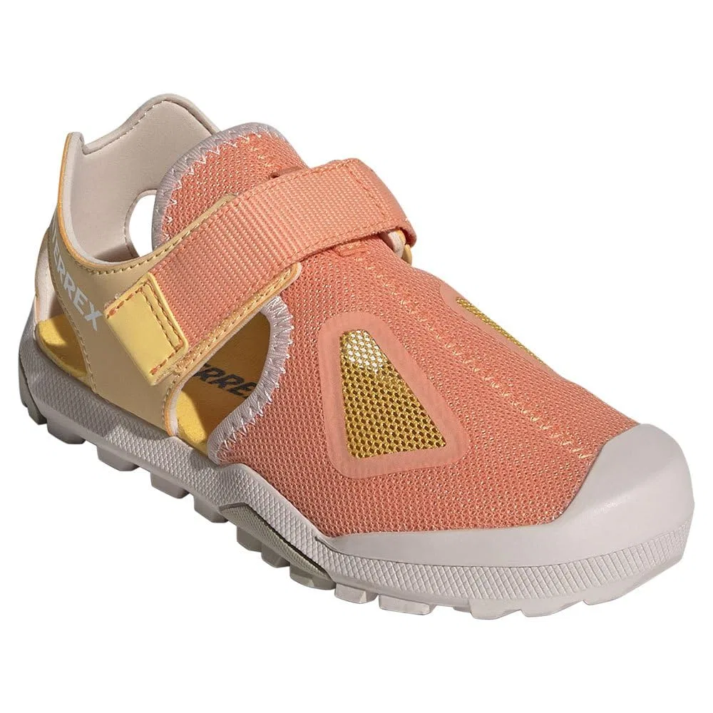 Детские сандалии для мальчиков с закрытым носком Terrex Captain Toey 2.0 Sandals Adidas, Orange — фото 4