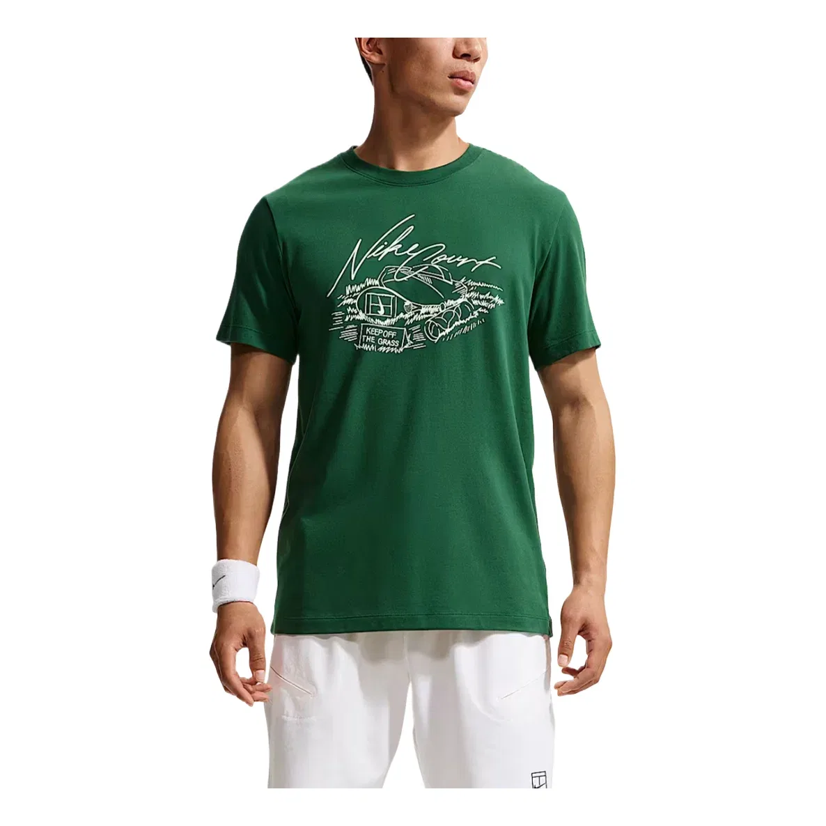 Мужская футболка Nike Dri-FIT, зеленый