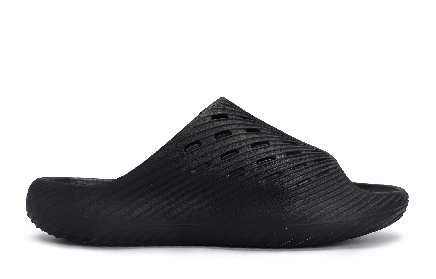 Детские шлепанцы One Sweet Bite-Black Brown Adidas, Черно-коричневый — фото 3