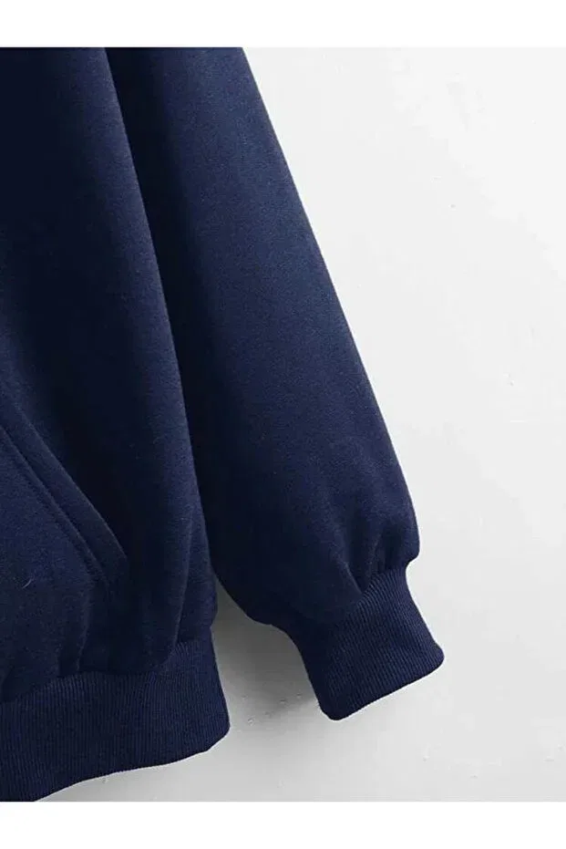 Детское худи с принтом Rick and Morty Twins Tailors, Navy Blue — фото 3