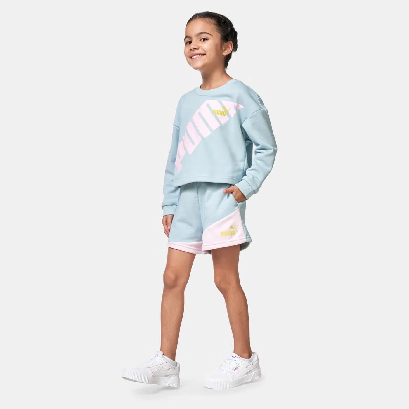 Свитшот с принтом Power Puma, синий — фото 3