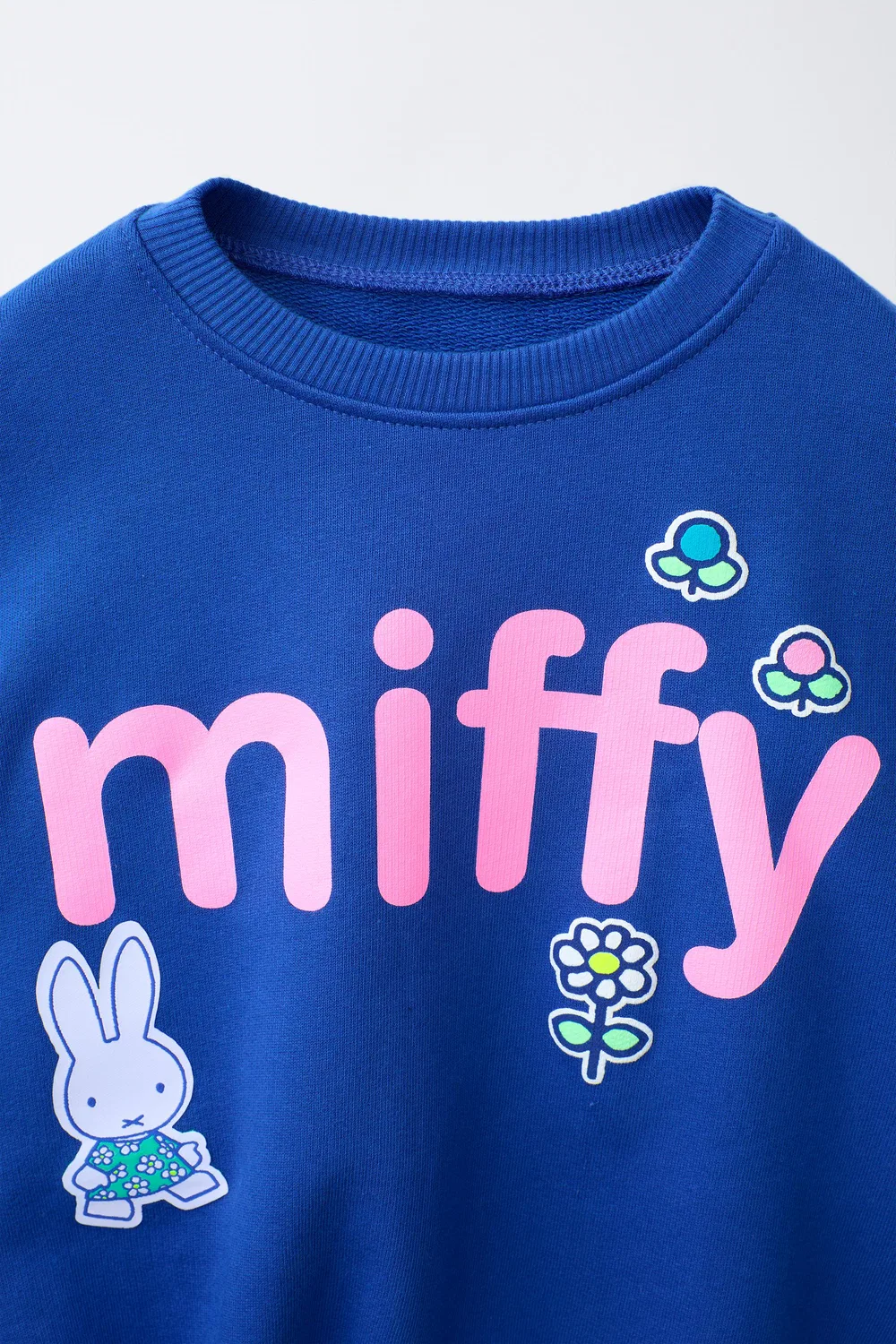 Толстовка с нашивкой MIFFY MERCIS BV ZARA, Bluish — фото 3