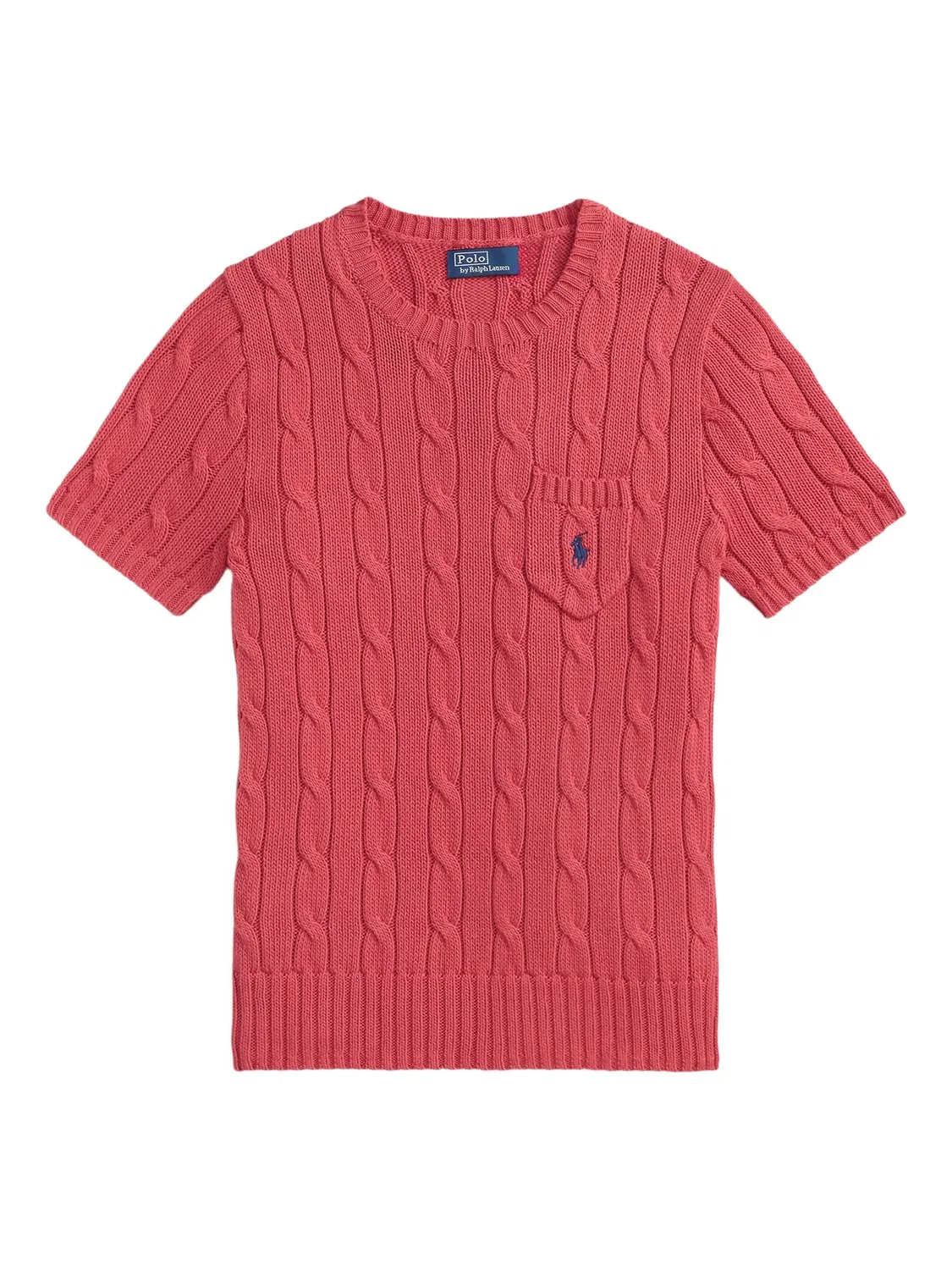 Джемпер с косичками Polo Ralph Lauren, красный