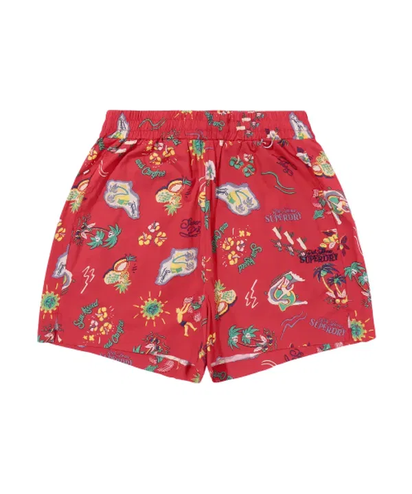 Шорты Palm Surf Hawaiian, Superdry, красные