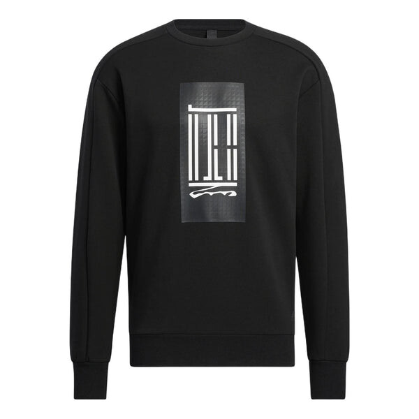 

Толстовка Adidas Wuji Series Sportswear Fashion Crew Neck Pullover 'Black', черный