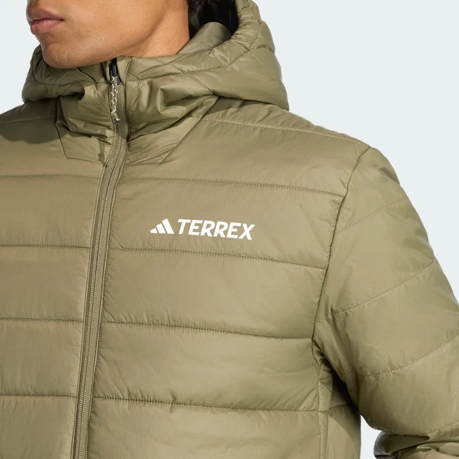 Мужская утепленная куртка с капюшоном Terrex Multi Essentials CLIMAWARM adidas, Синий — фото 4