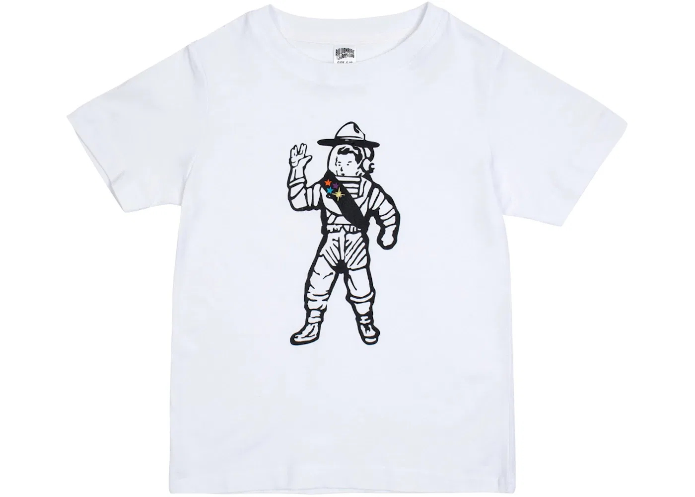 Детская футболка с принтом First Class Tee Billionaire Boys Club, White
