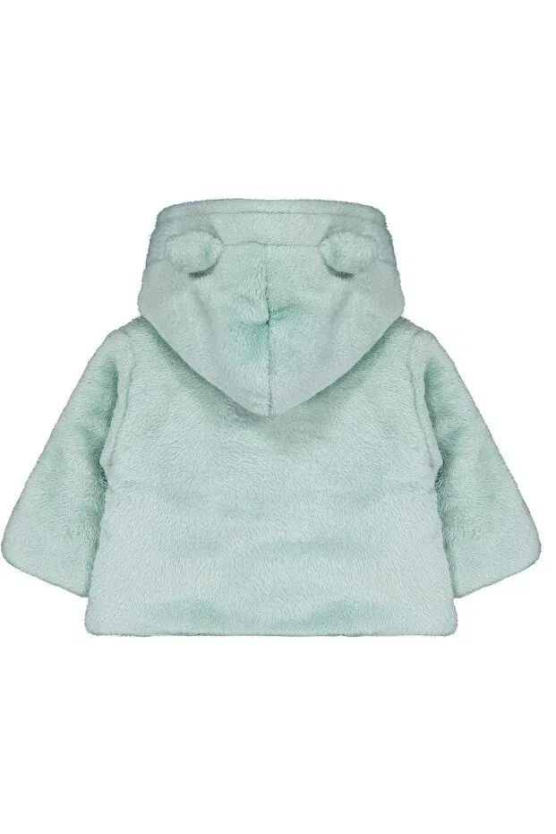 Детское пальто для девочек с капюшоном Civil Baby, Cascade Green — фото 2