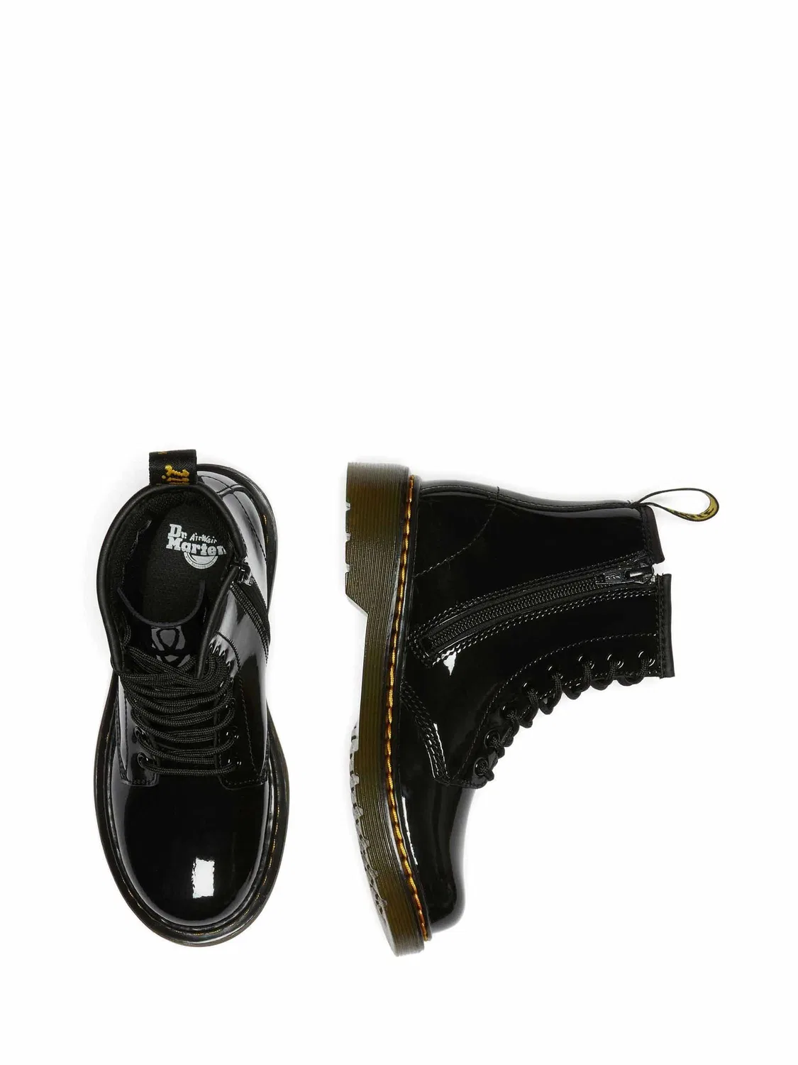 Ботинки Dr. Martens 1460 Patent Lamper, детские, черный — фото 3