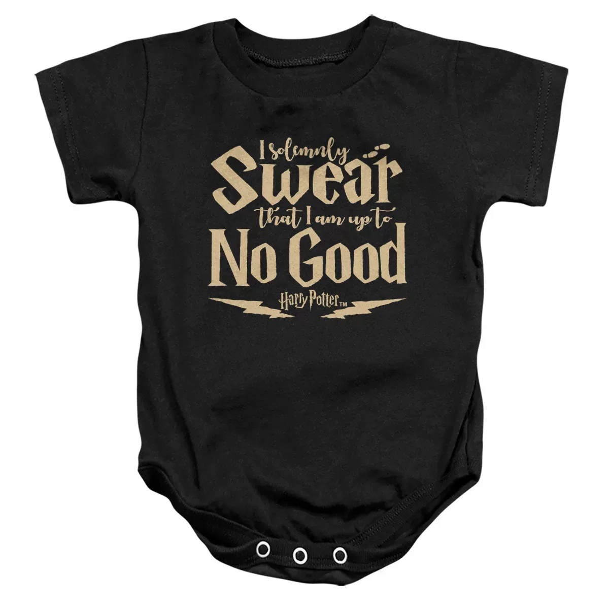 Детский боди с коротким рукавом Harry Potter, Black