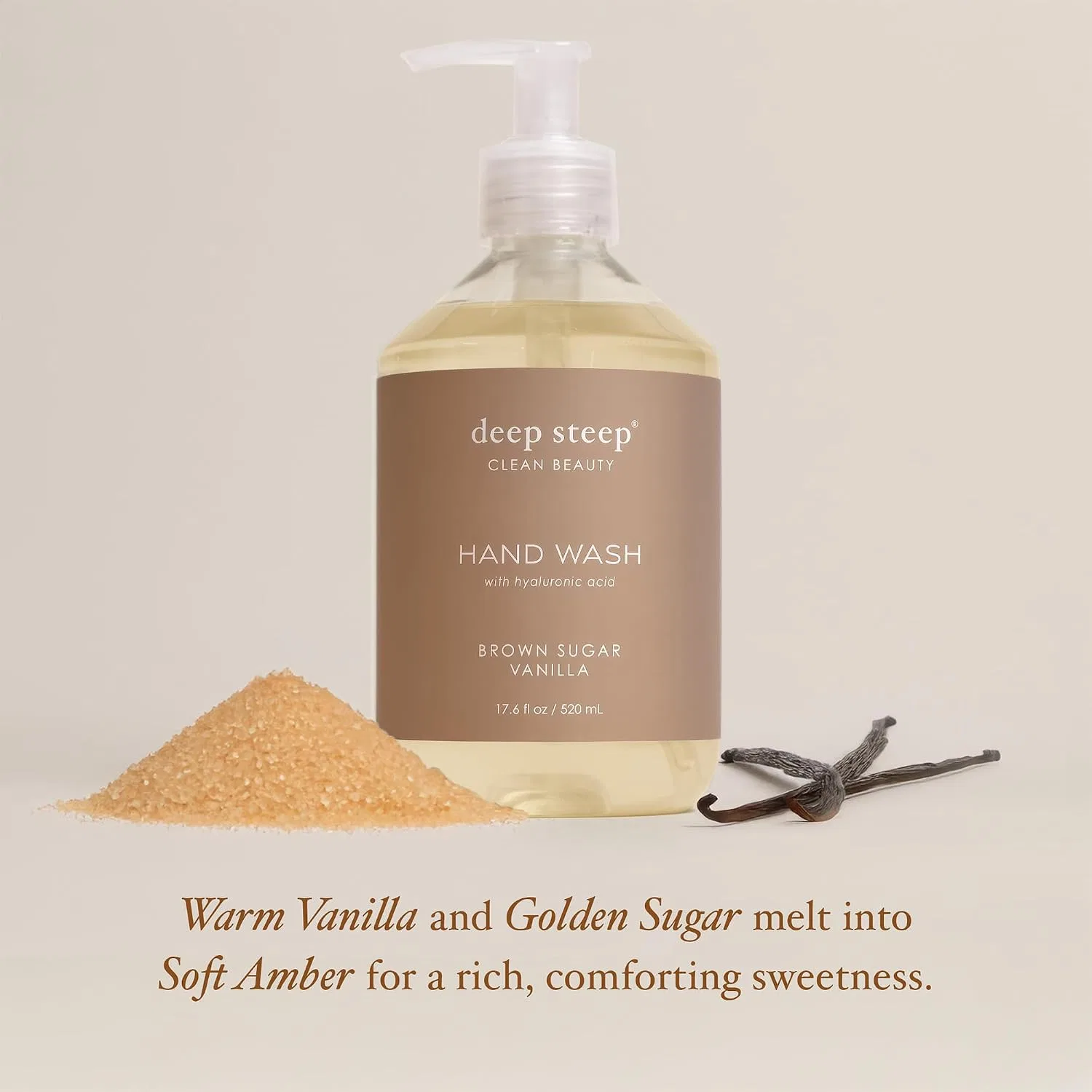 Жидкое мыло для рук Argan Oil, Deep Steep, 17.6 fl oz, Brown Sugar Vanilla — фото 4