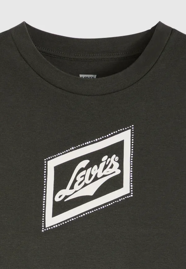 Футболка Gr essential sporty tee zine cowboy grid - print tshirt Levi'S, черный — фото 4
