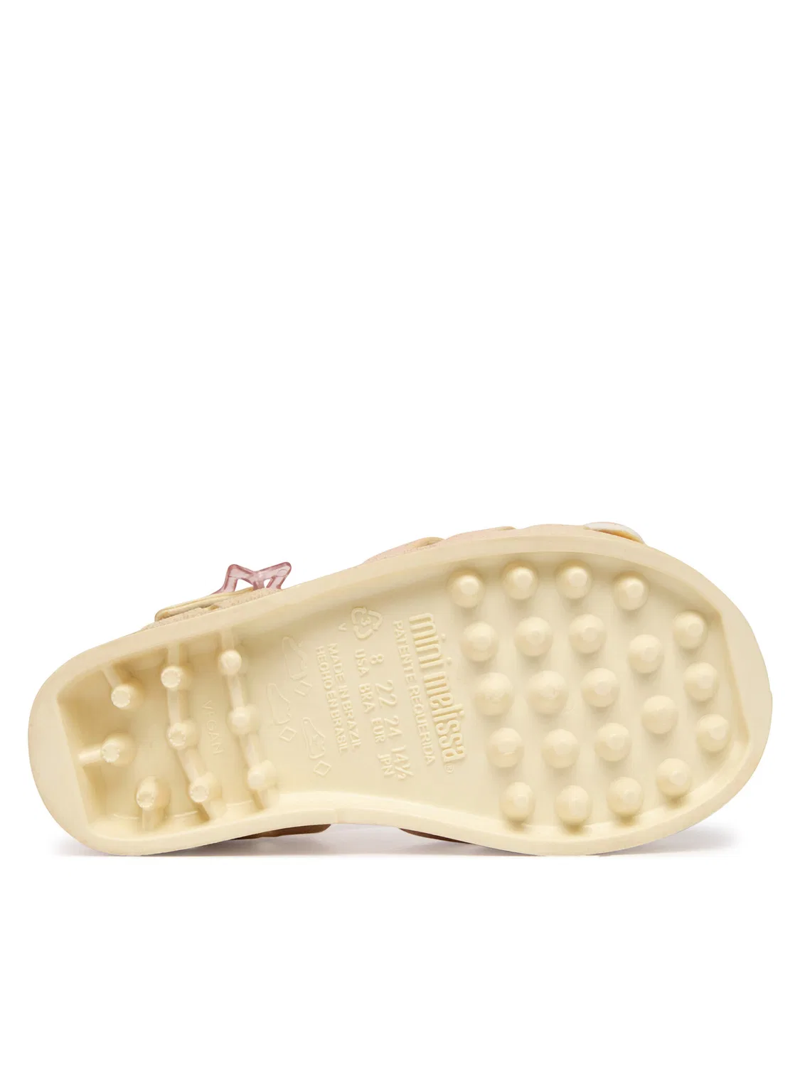 Сандалии для девочки Mini Possession Uni Bb Melissa, желтый — фото 4