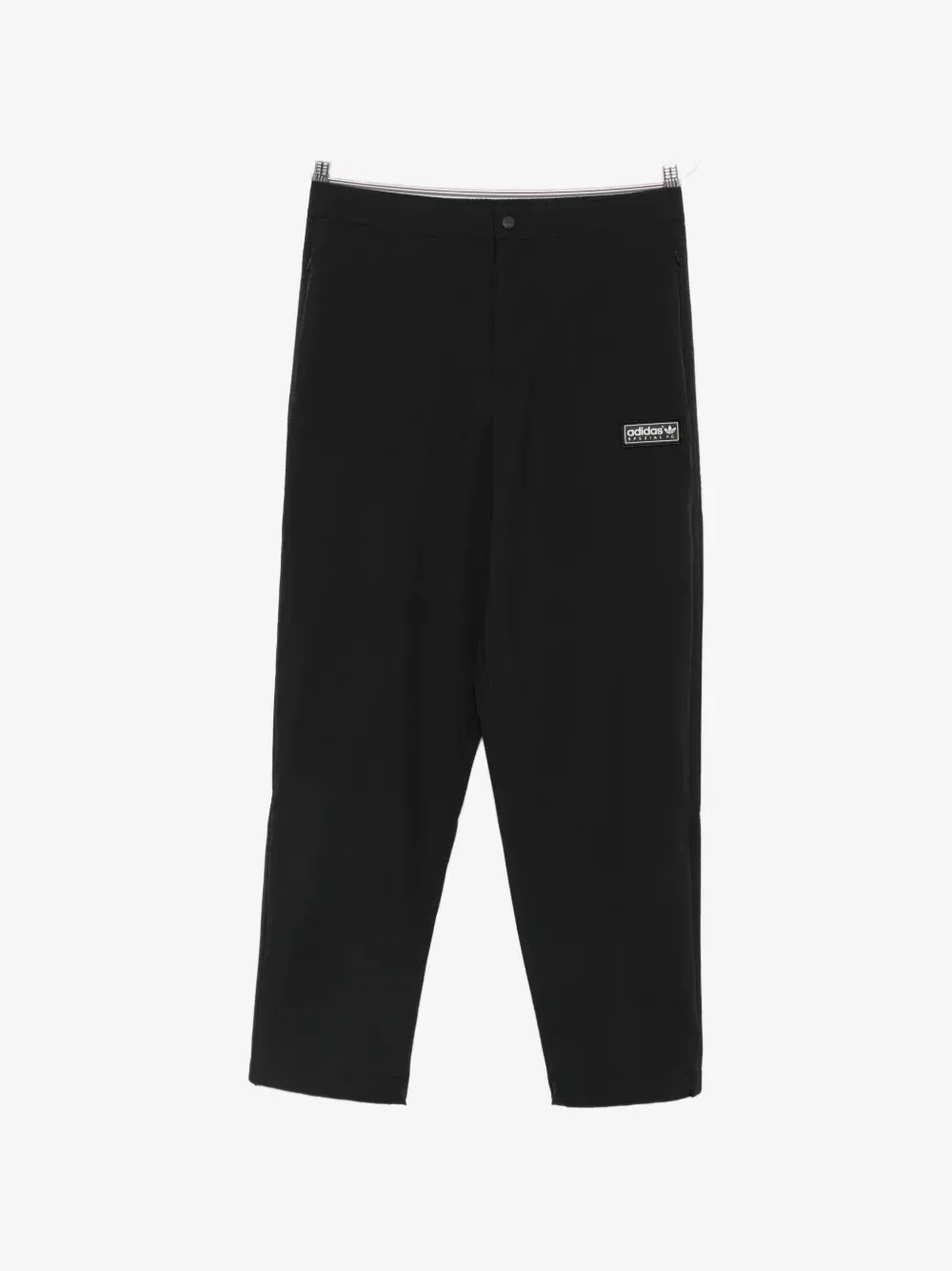 Брюки с нашивкой-логотипом Adidas, черный