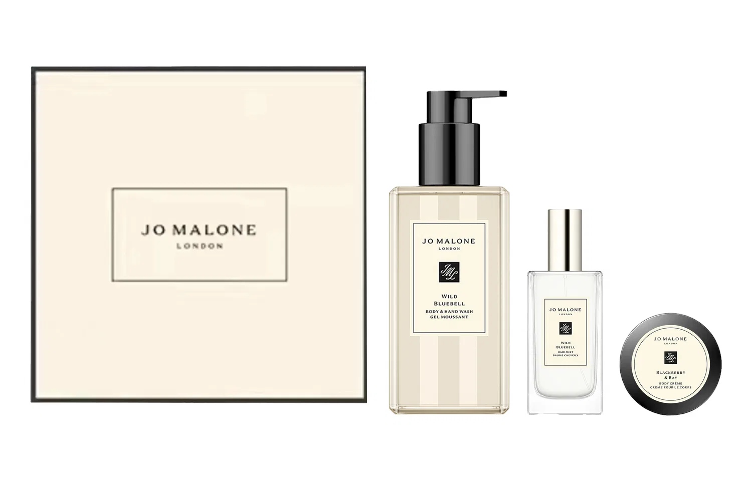 Набор парфюмерии Jo Malone London Bluebell, 250 мл + 30 мл + 50 мл