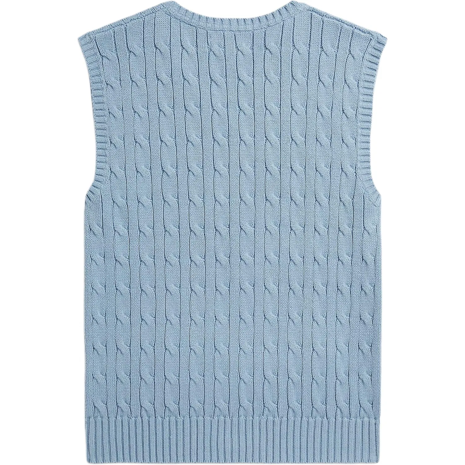 Детский жилет с V-образным вырезом Polo Ralph Lauren, Light Blue — фото 3