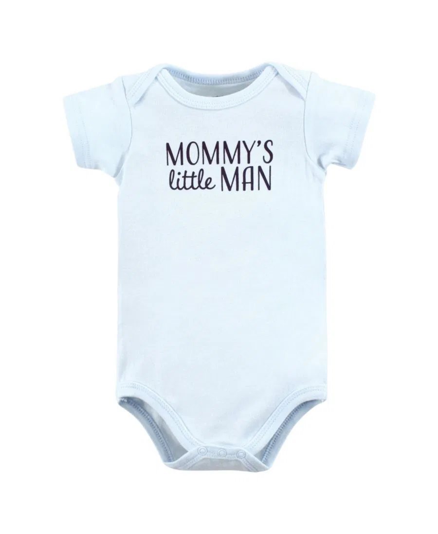 Комплект из 3 боди с длинным рукавом Hudson Baby, Mommys Little Man Polo — фото 4