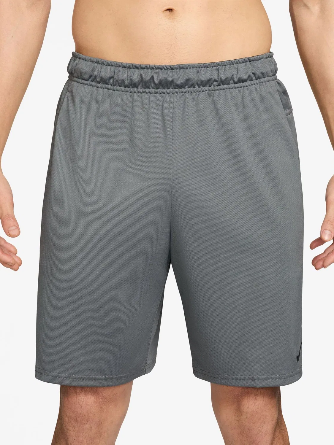 Шорты тренировочные Dri-FIT Flex 9 дюймов Nike, дымчато-серый