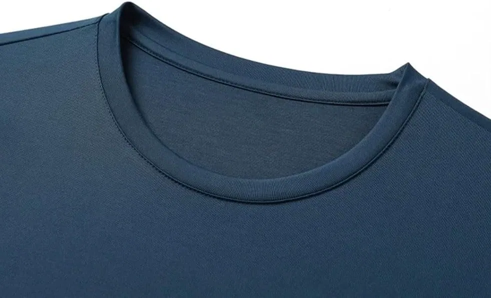 Мужская футболка с круглым вырезом сатиновая Casual, Red — фото 2