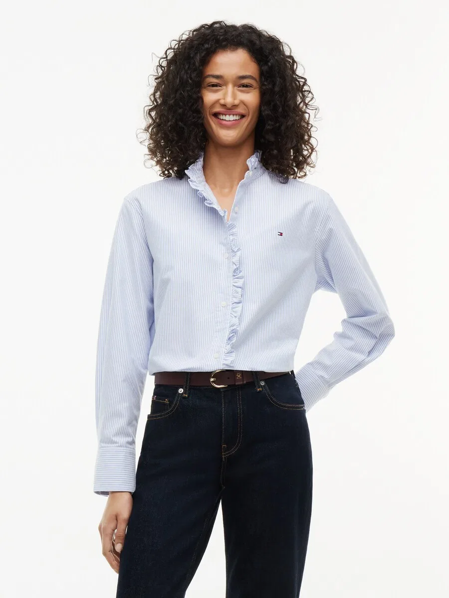 Блузка TOMMY HILFIGER синего цвета — фото 2