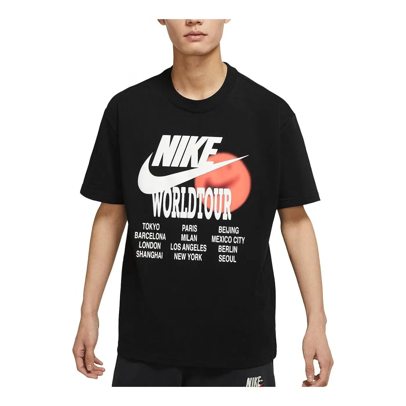 Футболка с логотипом Worldtour Nike, черный