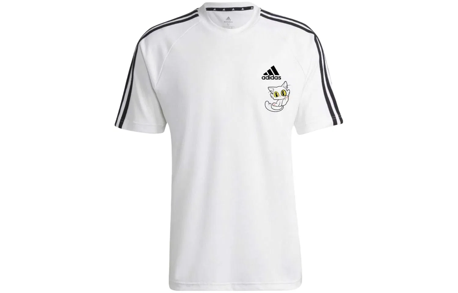 Футболка с круглым вырезом, прямая посадка, Adidas, KU3920