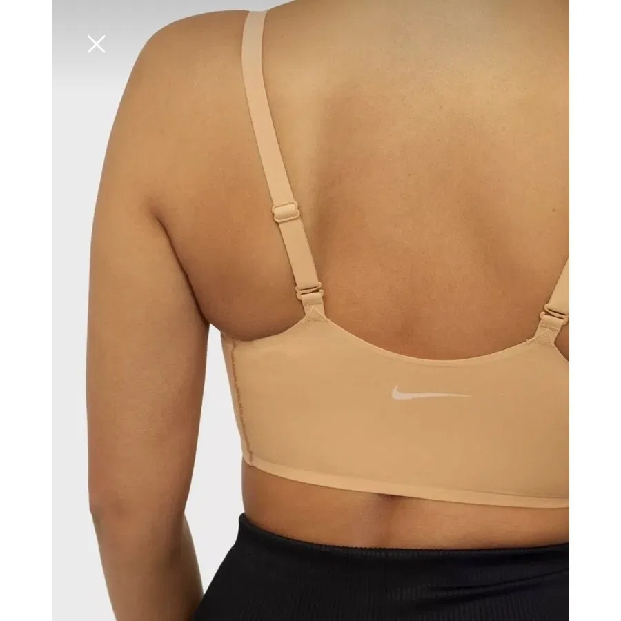 Спортивный бюстгальтер с легкой поддержкой Indy Luxe Nike, Бежевый — фото 4