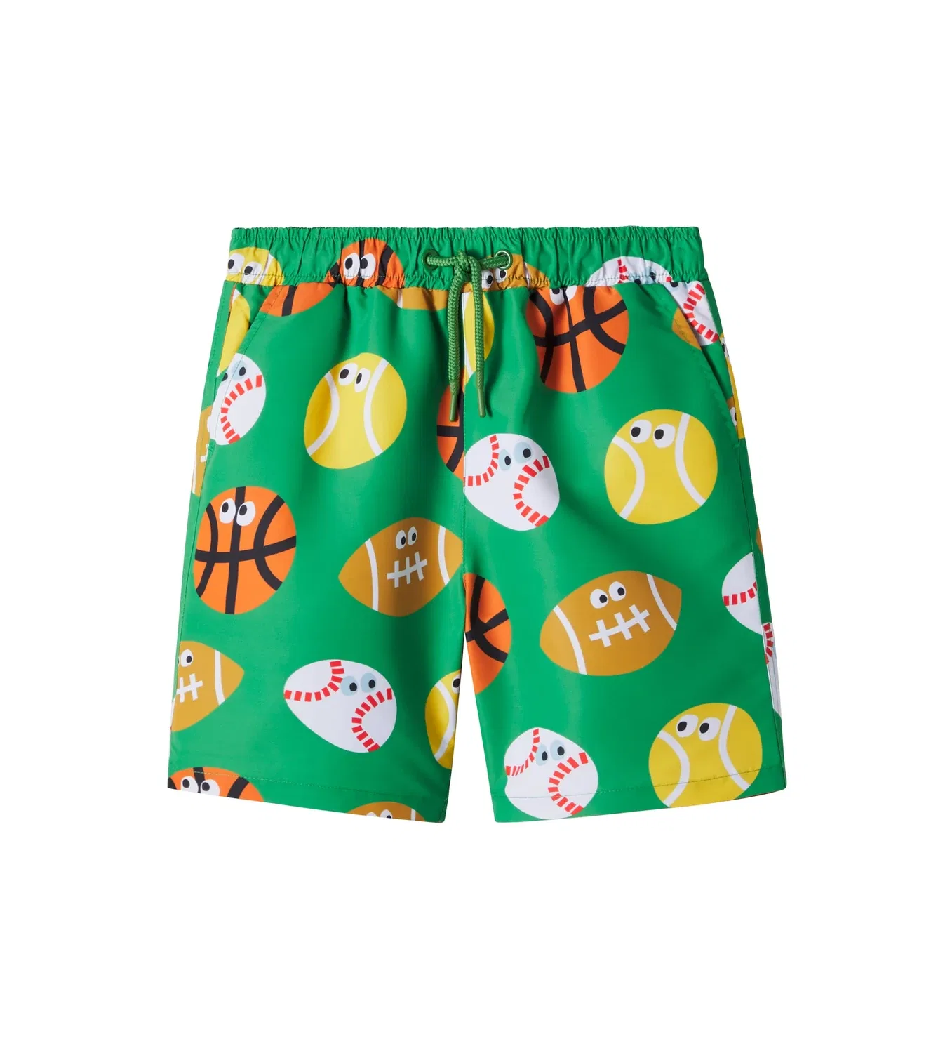 Плавки с принтом Stella Mccartney Kids, зеленый