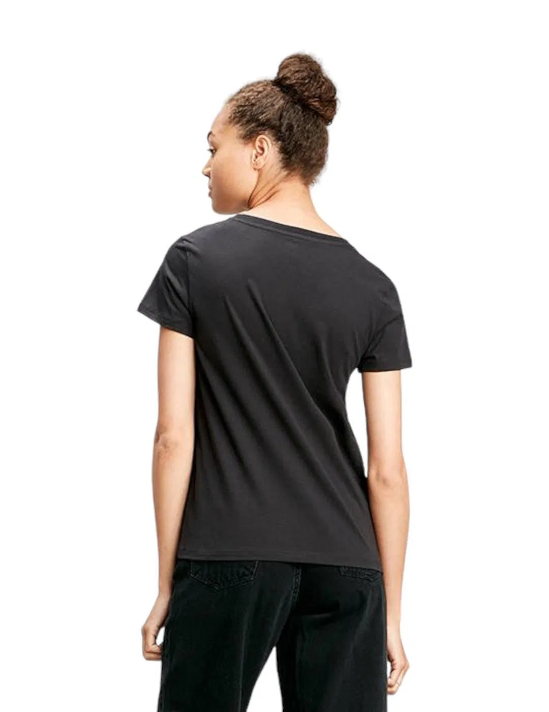 Женская футболка с V-образным вырезом Perfect Vneck Levi's, Schwarz — фото 2