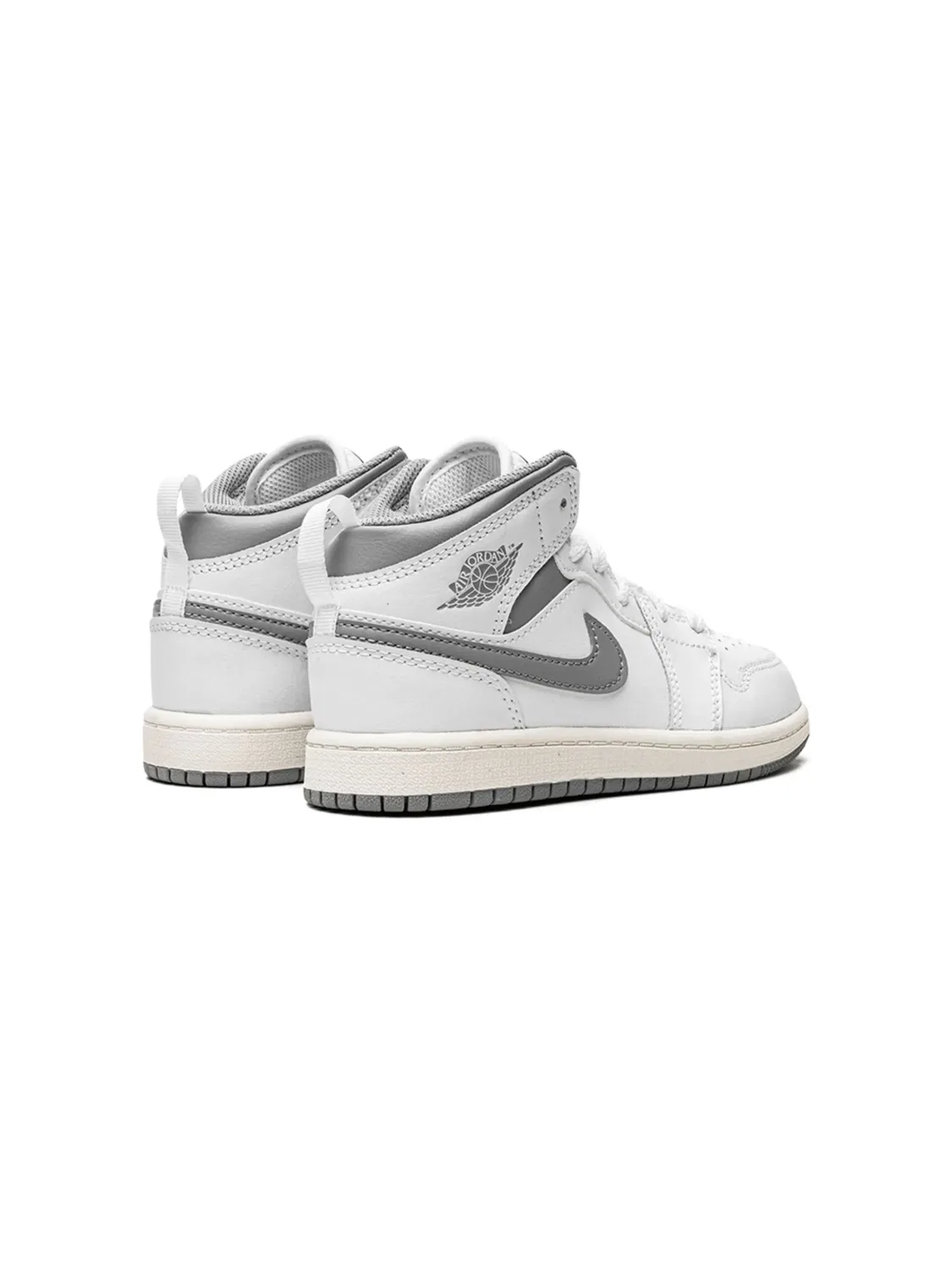 Кроссовки Jordan 1 Mid "Stealth", белый — фото 3