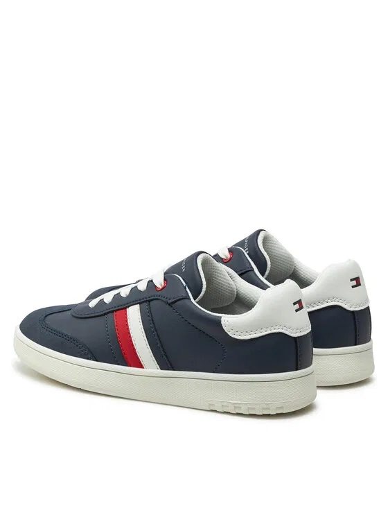 Кроссовки Stripe Low Cut Lace-Up Sneaker  Tommy Hilfiger, темно-синий — фото 3