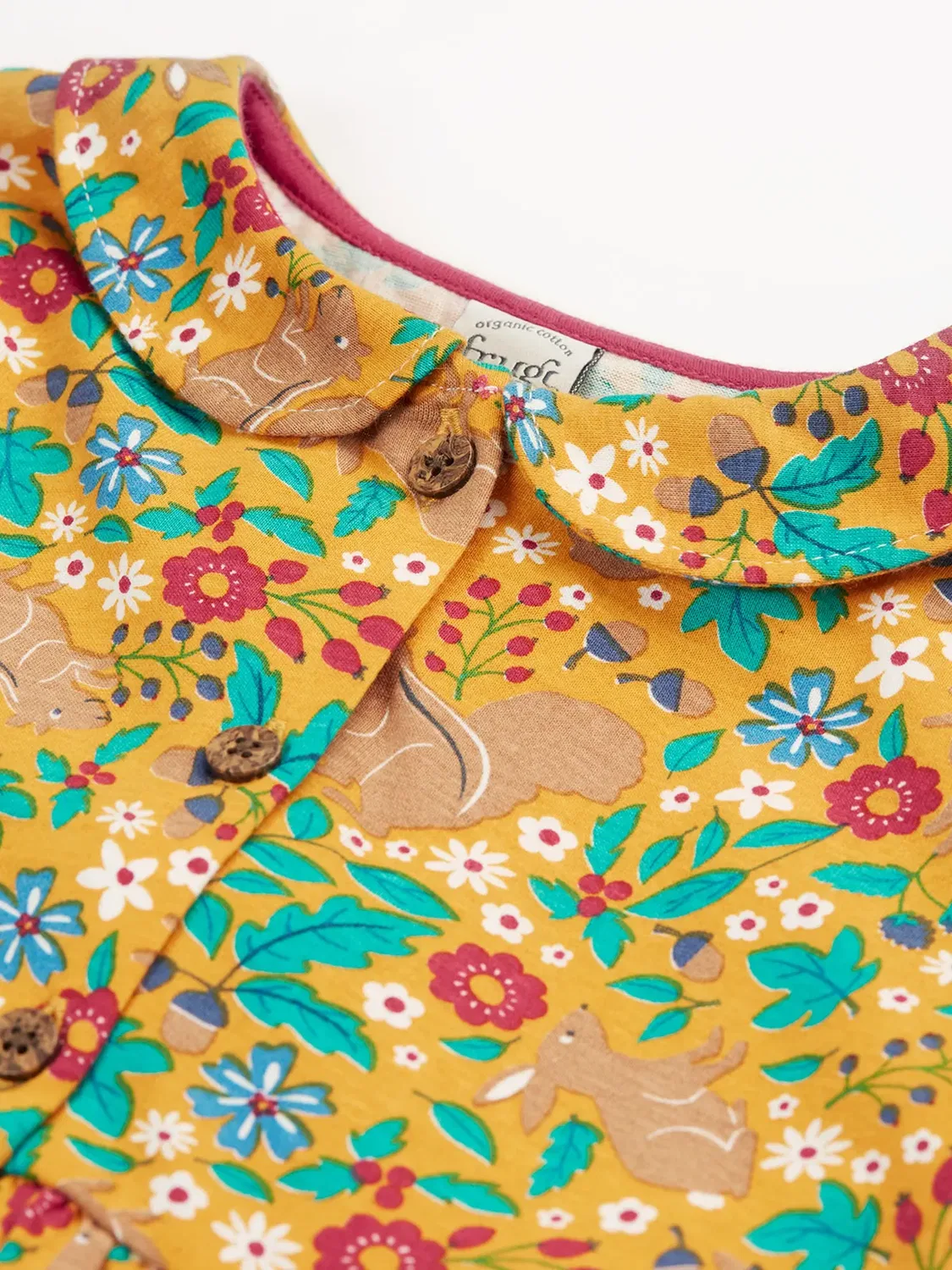 Детское платье Autumn Frugi, Yellow — фото 4