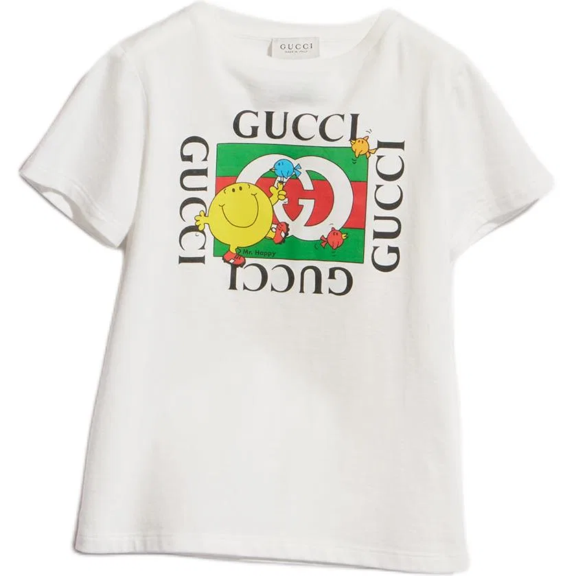 Детская футболка с круглым вырезом GUCCI, White — фото 4