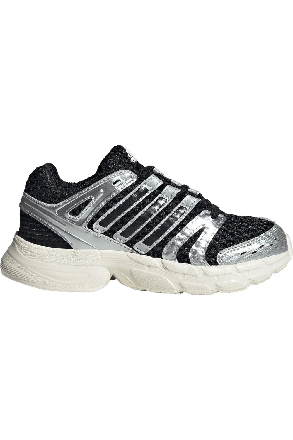 Детские кроссовки с металлическими вставками Adistar Control 5 adidas, Core Black/Silver/Grey — фото 3
