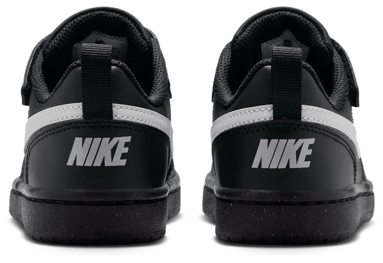 Кроссовки для мальчиков Court Borough Low Recraft Nike, цвет Black/Grey Fog/Black — фото 3