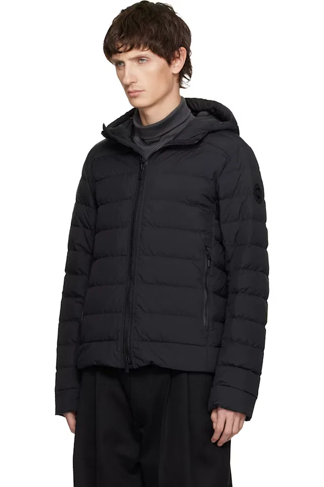 Черная пуховая куртка Crofton Enduraluxe Canada Goose — фото 4
