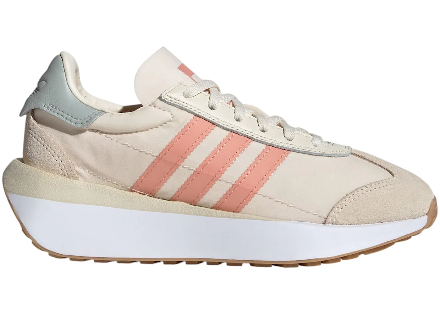 Детские кроссовки Lifestyle с моделью Adidas Country XLG Adidas, Wonder White Wonder Clay Wonder Silver