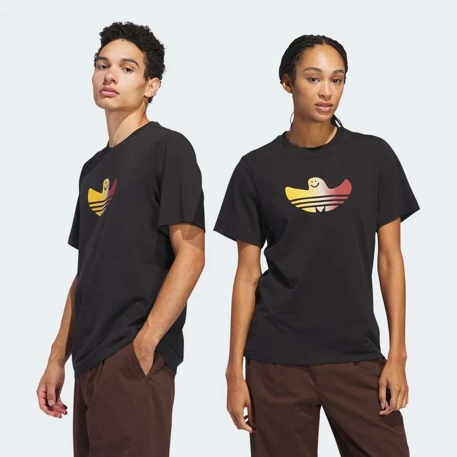 Футболка с принтом Shmoofoil Fill Tee adidas, Белый