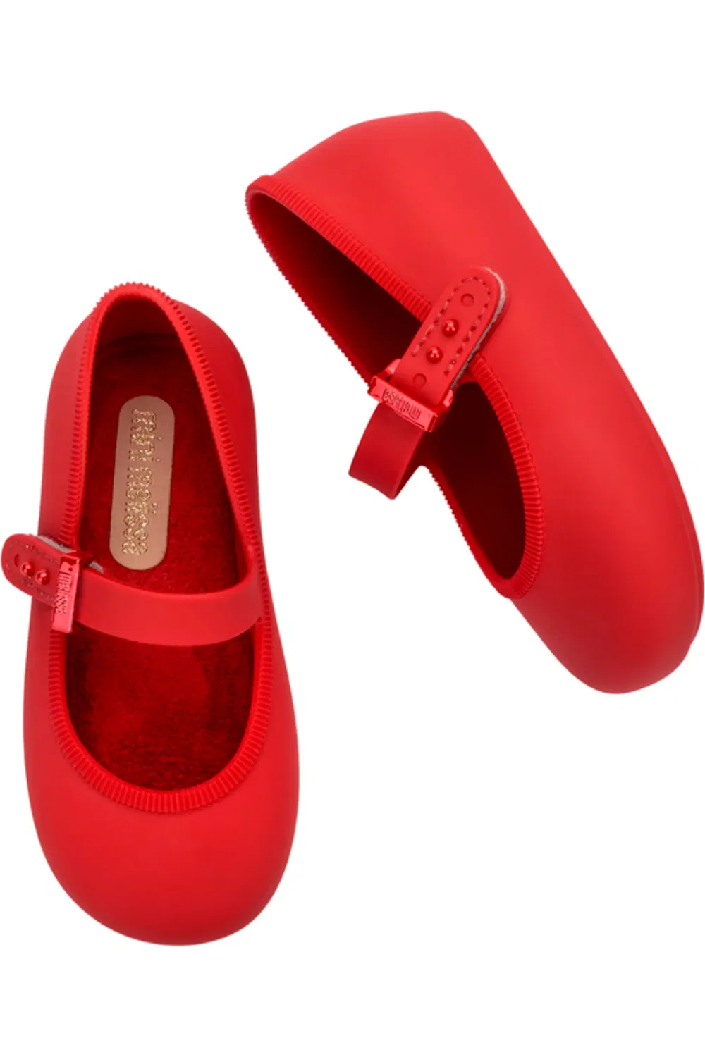 Детские балетки водонепроницаемые Soft Ballerina Mini Melissa, красный — фото 4