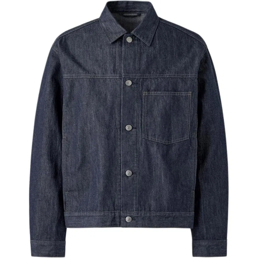 Мужская джинсовая куртка синяя C Collection UNIQLO