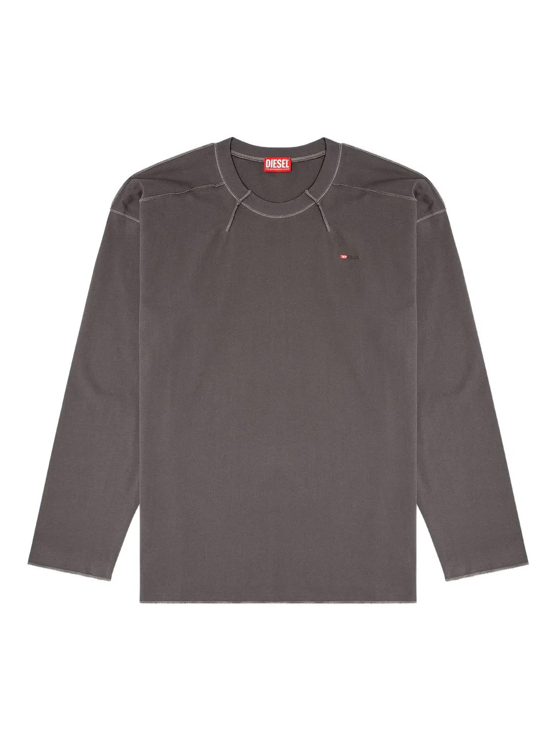 Diesel Футболка с длинным рукавом Crahor - серый