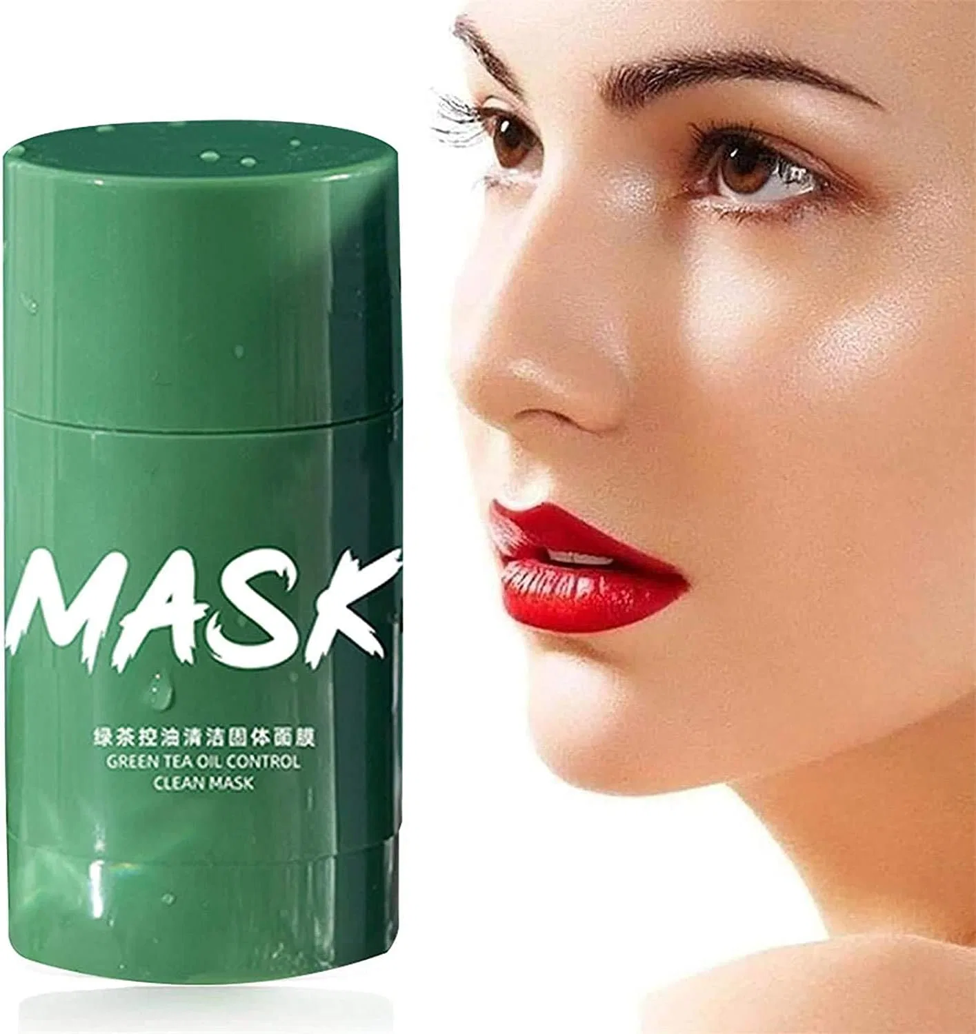 Маска для лица очищающая Solid Mask, Amini, 2 шт, Green Tea + Aubergine, A2 — фото 3