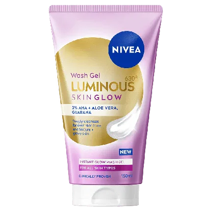 Гель для умывания сияющий Nivea Luminous Skin Glow, 150 мл