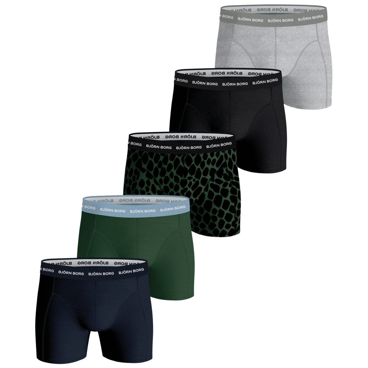 

Боксеры Björn Borg Boxershorts Cotton Stretch Boxer 5 шт, разноцветный