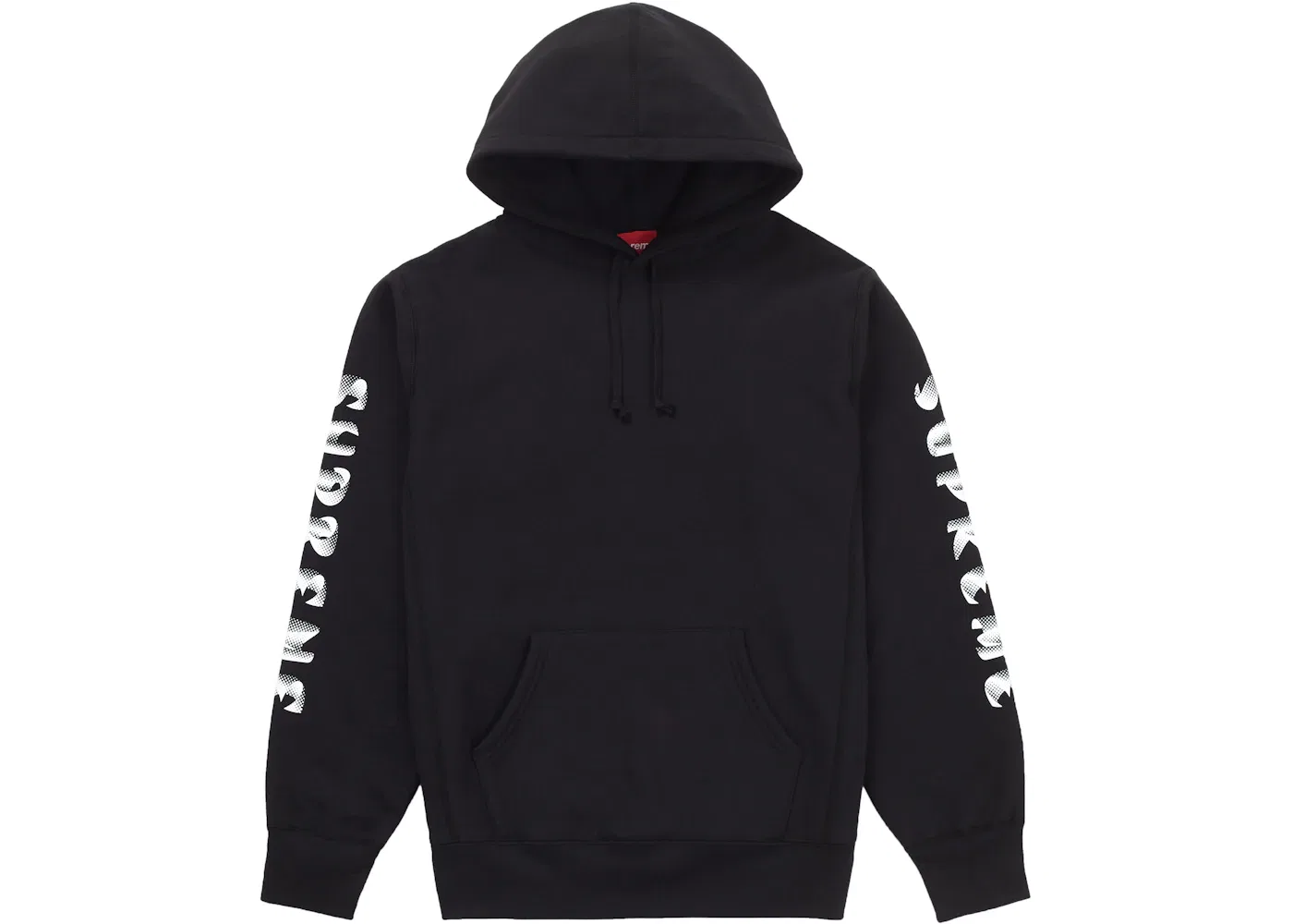 Мужской худи с длинным рукавом Supreme, Black